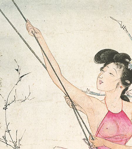 黄平县-胡也佛的仕女画和最知名的金瓶梅秘戏图